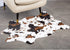 MACEVIA Faux Cowhide Rug Cute Cow Print Rug Animal Area Carpet Western Decor for Living Room Bedroom Non-Slip 43.3" L x 29.5" W(3.6ft x 2.4ft)