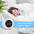Welgo Digital Alarm Clock Radio-0-100% Dimmer, 6 Sounds Adjustable Volume, Weekday/Weekend, FM Radio with Sleep Timer, Snooze, Battery Backup, 2.4''LCD Display, Headphone Jack, Small Size for Bedside