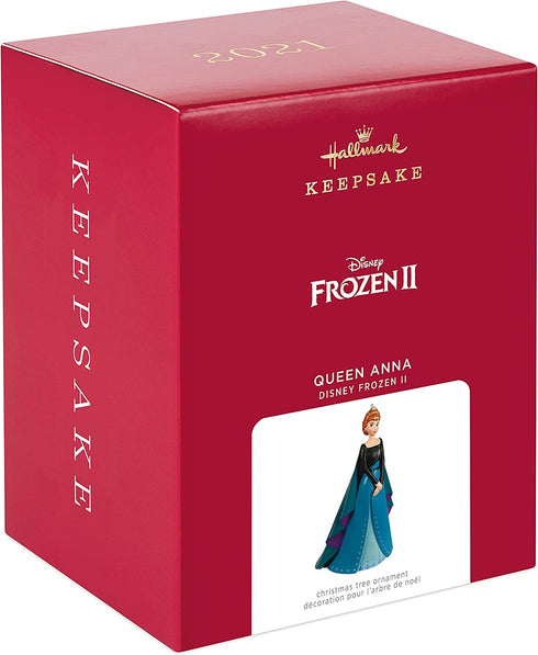 Hallmark Keepsake Christmas Ornament 2021, Disney Frozen 2 Queen Anna, Porcelain