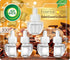 Air Wick Plug in Scented Oil 5 Refills, Baked Caramel and Chocolate, Essential Oils, Air Freshener