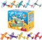 JOYGOGO 50 Pack Valentines Foam Airplanes and 50 Pack Valentine Cards for Kids, Valentines Gifts for Kids Classroom, Party Favors, Valentine Treats for School