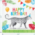 Safari Party Animal Paper Dinner Plates, Luncheon Napkins, and Cups (Serves 16)