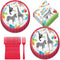 Safari Party Animal Paper Dinner Plates, Luncheon Napkins, and Cups (Serves 16)