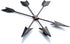 CraftyCrocodile Arrow Wall Decor - Native American Decoration for Rustic, Farmhouse, Distressed Aesthetic - Symbolic Cast Iron Art Piece for Home, Living Room, Gallery Display, Cafe - Hook Included