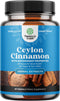 Organic Ceylon Cinnamon Tablets 1000mg - Organic Ceylon Cinnamon Powder Memory Supplement for Brain Support - Non GMO Organic Cinnamon Pills for Heart Health and Organic Immune System Booster