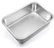 TeamFar Lasagna Pan, Rectangular Cake Pan Brownie Bake Dish Stainless Steel, 12.75—10—3.2", Heavy Duty & Healthy, Deep Side & Brushed Surface, Easy Clean & Dishwasher safe