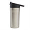 Primula Commuter Thermal Coffee Mug Water Bottle with Multifunction Carabiner Lid, 16 Oz, Brushed Stainless Steel