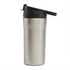 Primula Commuter Thermal Coffee Mug Water Bottle with Multifunction Carabiner Lid, 16 Oz, Brushed Stainless Steel
