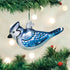 Old World Christmas 16121 Bird Watcher Collection Glass Blown Ornaments for Christmas Tree Bright Blue Jay 2.0
