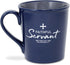 Lighthouse Christian Products Faithful Servant Navy Blue 16 Ounce Ceramic Mug