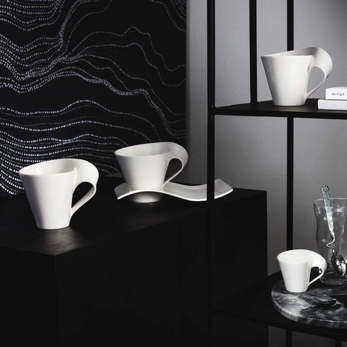 Villeroy & Boch New Wave Cafe Mug, 1 Stück (1er Pack), White