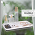 Vanity Tray, LKKL Kitchen Sink Tray, Jewelry Organizer for Candle Soap Perfume Cosmetic, Countertop Dresser Decorative Tray, Bathroom Tray Toilet Tank Storage Tray, Women Gift 11"