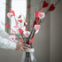 EBaokuup 30 Pieces Valentine Heart Shaped Hanging Ornaments, Sweet Romantic Heart Hanging Bauble Decorative Hanging Decor for Valentine's Day Wedding Anniversary