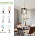 1 Light Black Lantern Pendant Light Fixture, Depuley Rustic Hallway Chandelier Lighting with Adjustable Cord, Rectangle Metal Cage Hanging Lights for Foyer /Kitchen Island/Bar/Entryway, 1XE26 Base