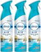 Febreze Air Refresher Spray - Bora Bora Waters - Net Wt. 8.8 OZ Per Bottle - Pack of 3 Bottles