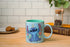 Silver Buffalo Disney Lilo and Stitch Floral Ducks Ceramic Coffee Mug, 20 Ounces