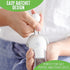 GreenLife Salt and Pepper Grinder, Mess-Free Ratchet Mill, Adjustable Coarseness and Easily Refillable, Red