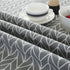Cotton Linen Tablecloth Grey Arrow Round Table Cover for Dining Kitchen Home Tabletop Decoration, Round - 60 Inch
