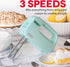 Dash SmartStore„¢ Compact Hand Mixer Electric for Whipping + Mixing Cookies, Brownies, Cakes, Dough, Batters, Meringues & More, 3 Speed, 150-Watt - Aqua