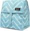 PackIt Freezable Lunch Bag with Zip Closure, Aqua Tie Dye