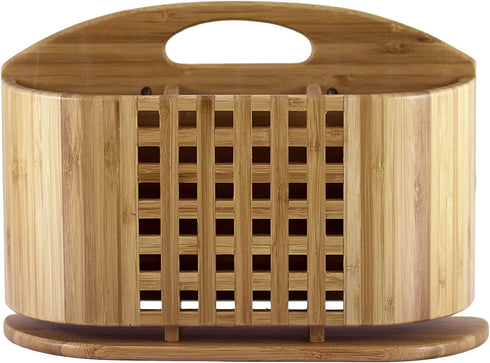 Totally Bamboo "Eco" Utensil, Flatware and Cutlery Drying Caddy for Totally Bamboo Eco Dish Drying Rack