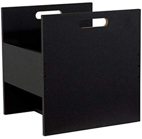 Atlantic 96636247 Record Crate Shelf, 15.40in. x 15.00in. x 2.20in, Black