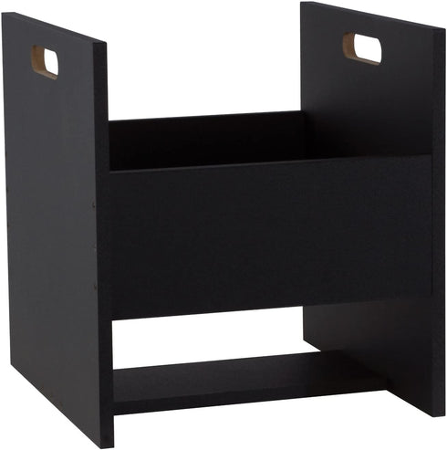 Atlantic 96636247 Record Crate Shelf, 15.40in. x 15.00in. x 2.20in, Black