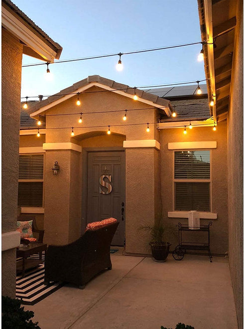 S14 LED Light Bulbs 15 Pack 1.5W (Equivalent to 11 W) Shatterproof Replacement Bulbs with E26 Medium Base, Warm LED Bulbs for Outdoor Patio Garden Vintage String Lights