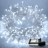 JMEXSUSS 300 LED Christmas Lights Outdoor Waterproof 8 Modes Christmas String Lights Cool White Christmas Tree Lights Indoor Plug in
