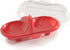 Norpro Silicone Microwave Double Egg Poacher, Red