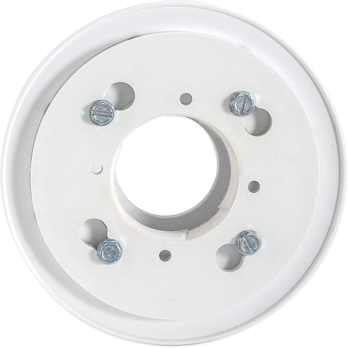 EZ-FLO 15301 PVC Low-Profile Floor & Shower Drain, 2 inch x 3 inch, White