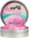 Crazy Aaron's Thinking Putty 4” Tin – Liquid Glass “Rose Lagoon” – Crystal Clear Pink Butty – Never Dries Out