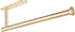 Gold Paper Towel Holder Under Cabinet Mount Wall Kitchen Countertop Paper Towel Rack with Adhesive and Screws, Stainless Steel Resistant Corrosion & Rust