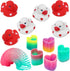JOYIN 120+Pcs Happy Valentines Day Party Favor Supplies Set includes Heart Glasses, Bracelet, bookmark Perfect for Kids, Preschool Decorations, Photo Props, Wedding, Baby Shower, and School Classroom Prizes