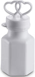 Bulk Wedding Bubbles - (48 Pack) Double Heart Bubble Bottles, for Bridal Party Favors, Anniversaries, Celebrations, Small Prize for Kids, by Bedwina