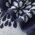Pidada Bath Towel Hydrangea Pattern 100% Cotton Soft Absorbent Towels for Bathroom 1 Pack 27.6 x 55 Inch (Dark Grey)
