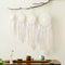 Hiplus Boho Handmade Native Macrame Dream Catchers,Wedding Party Favor,Nursery Decor,Baby Shower,Birthday Gift,Bedroom Wall Ornaments Car Hanging Decoration ¦ (4 PCS Round Shape)