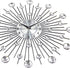 Timelike 3D Crystal Wall Clock - Celebration Decorative Metal Wall Clock, Sparkling Bling Diamond-Studded Silver Wall Clock Wall Decor for Kitchen, Living, Room Bedroom
