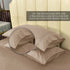 Queen Size Sheet Set Beige 4 Piece Bamboo Bed Sheets Fitted Sheet 15" Deep Pocket Soft Breathable Cooling Sheets for Hot Sleepers Washed Best Luxury Hotel Collection Wrinkle Free Durable Flat Sheet