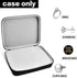 GWCASE Ring Organizer Storage Case - Jewelry Ring Display Collector Box with 42 Slots. Rings Tray Holder Showcase Fits for 50+ Rings, Earrings, Brooches and Cufflinks (Box Only)