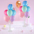 6 Sets 30" Height Table Balloon Stand Kit for Birthday Decorations, Wedding Decorations, party Decorations ,Clear Table Desktop Balloon Holder with 11 Balloon Sticks, 7 Balloon Cups and 1 Balloon Base