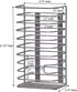 Household Essentials 1223-1 Trash Bag Holder Dispenser | Mounts to Solid Cabinet Doors or Walls