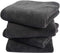 KinHwa Microfiber Hand Towel Ultra Soft Large Hand Towels for Bathroom Super Absorbent for SPA Face Shower and Sports 4 Pack Dark-Gray