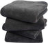 KinHwa Microfiber Hand Towel Ultra Soft Large Hand Towels for Bathroom Super Absorbent for SPA Face Shower and Sports 4 Pack Dark-Gray