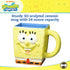 Silver Buffalo Nickelodeon SpongeBob SquarePants 3D Sculpted Ceramic Mug, 20 Ounces
