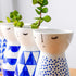 Senliart White Ceramic Vase, Small Flower Vases for Home Décor, 5.9 X 3.2 (Polka Dot)