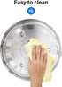 10.5 Microwave Turntable Tray for Hamilton Beach, Sunbeam, Emerson P23, GE General Electric 10-1/2 inch Microware Glass Plate Replacement for Panasonic, Chefmate, Avant etc Microwave Oven Plate