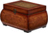 Nearly Natural 527 Decorative Lacquered Wood Chests, Set of 2,Brown,Small: 5.5w x 8.5d x 5.25h, Large: 8.25w x 11.25d x 6.5h