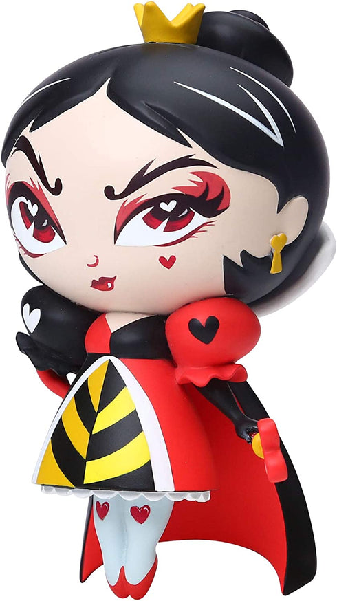 Enesco World of Miss Mindy Disney Villains Alice in Wonderland Queen of Hearts Figurine, 7 Inch, Multicolor