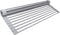 Generic Roll Up Dish Drying Rack,Over The Sink Dish Rack Kitchen Rolling Dish Drainer Multipurpose Foldable Over Sink Kitchen Drainer Rack for Cups Fruits Vegetables(Warm Grey ,17x13.5 inch) (1)